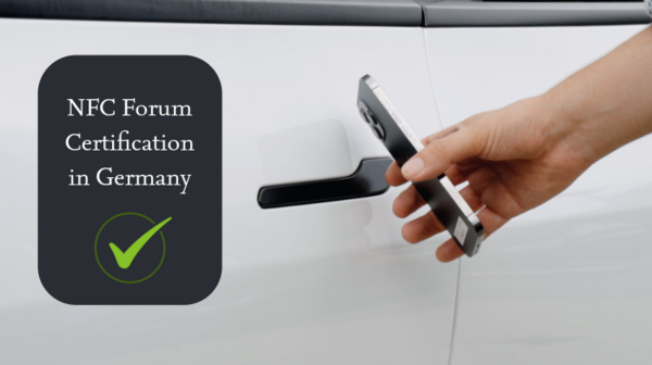 NFC Forum Certification Now Available in Germany Unlocking car door handle by smartphone using NFC