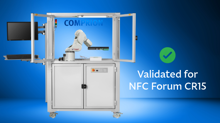COMPRION NFC Forum Test Solution Validated for CR15